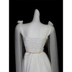 Divine - Elegant Greek Mythology Style Lolita JSK Irregular Hem White JSK Dress - image 7