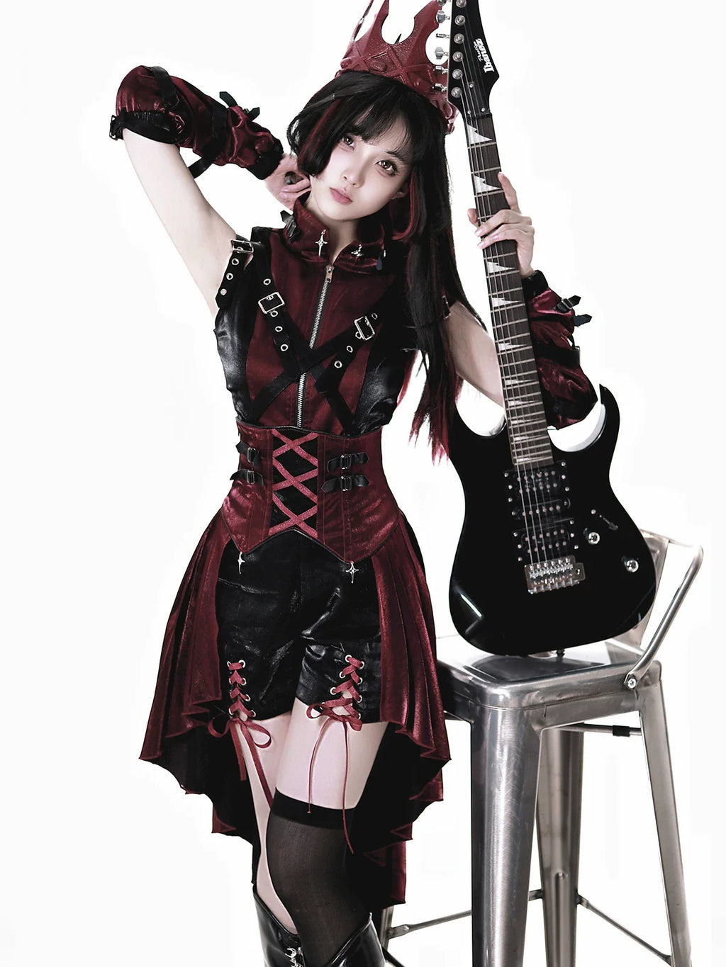 Prime Assassin - Ouji Lolita Suspender Skirt Full Set & Separates - image 3