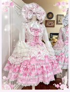 Summer 2026 - Floral Ribbon Bow Old School Lolita JSK - image 10