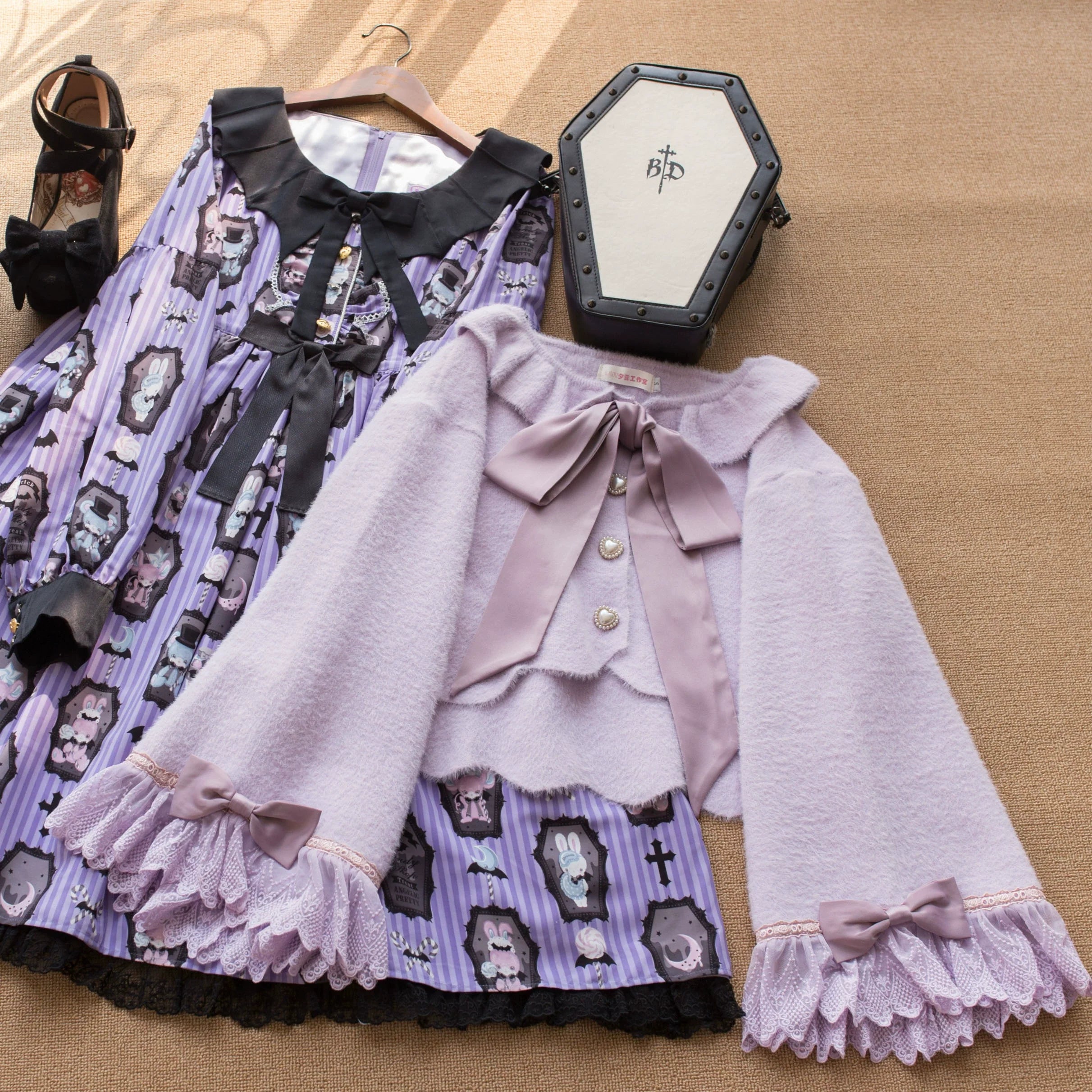 Qian's Letter - Sweet Lolita Winter Cardigan Sweater - image 18