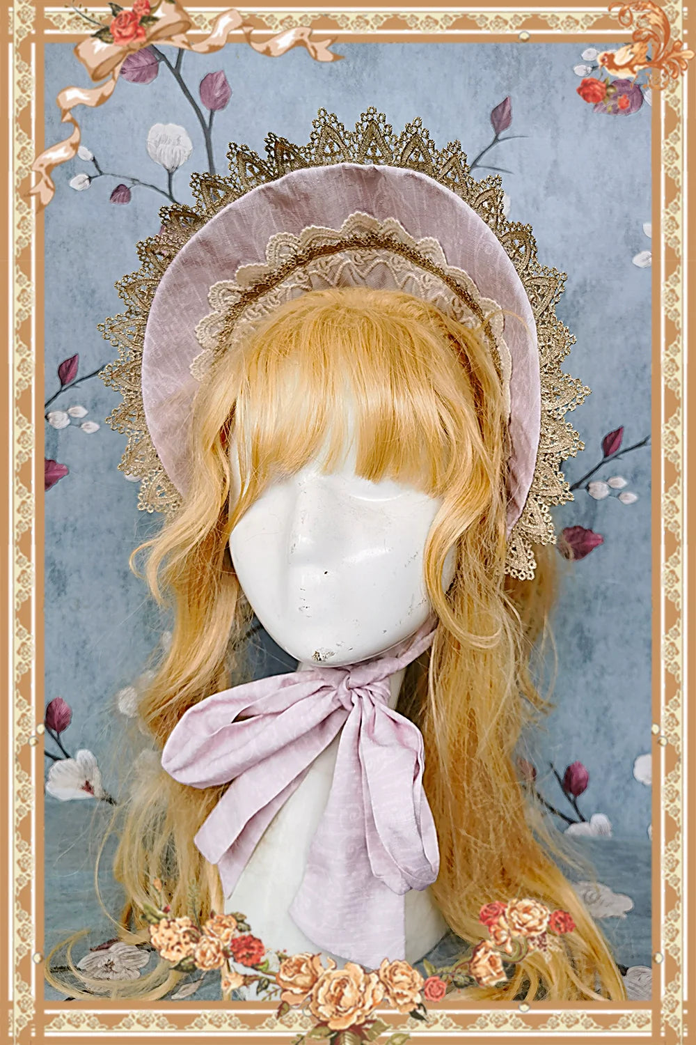 Sweet Lolita Accessories Bonnet KC Socks Beret - image 21