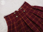 Rose - Elegant Lolita Fishbone Grid Skirt Customized - image 100