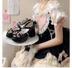 Girly Heart - Sweet Lolita Chunky Heels Shoes - Dreamy Bows - image 18