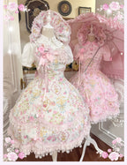 Spring 2025 Old School Lolita Floral JSK and OP Dress Series and Accessories - image 8
