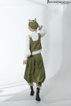 Secret Morning Paper - Ouji Lolita Shirt, Matcha Green Capri Pants Collection - image 9
