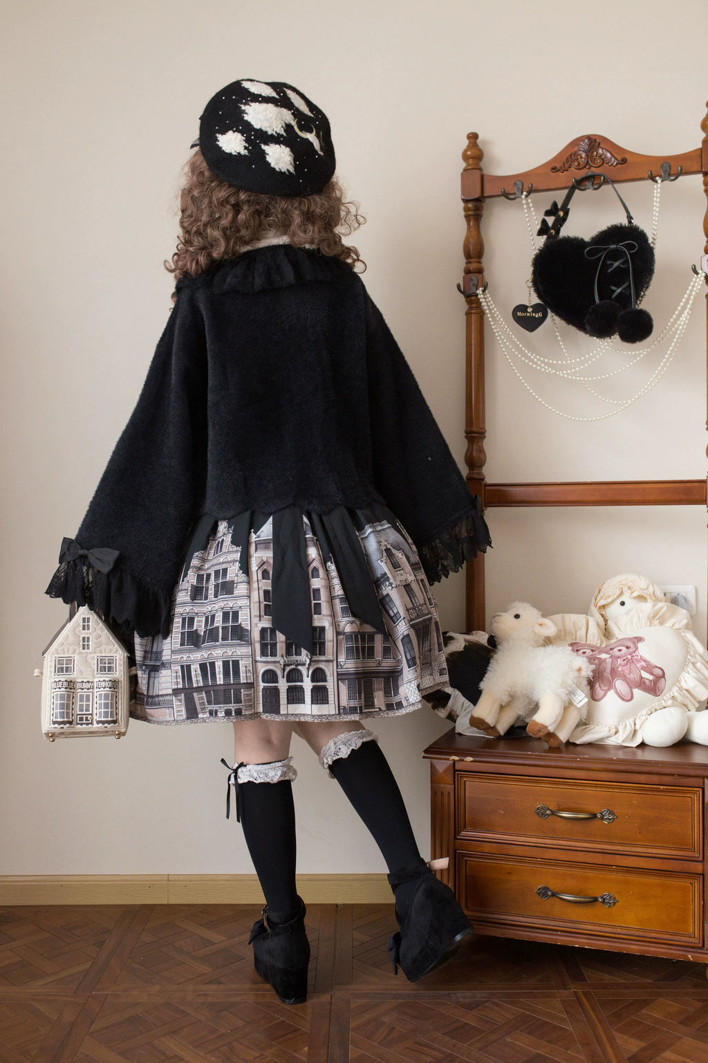 Qian's Letter - Sweet Lolita Winter Cardigan Sweater - image 11