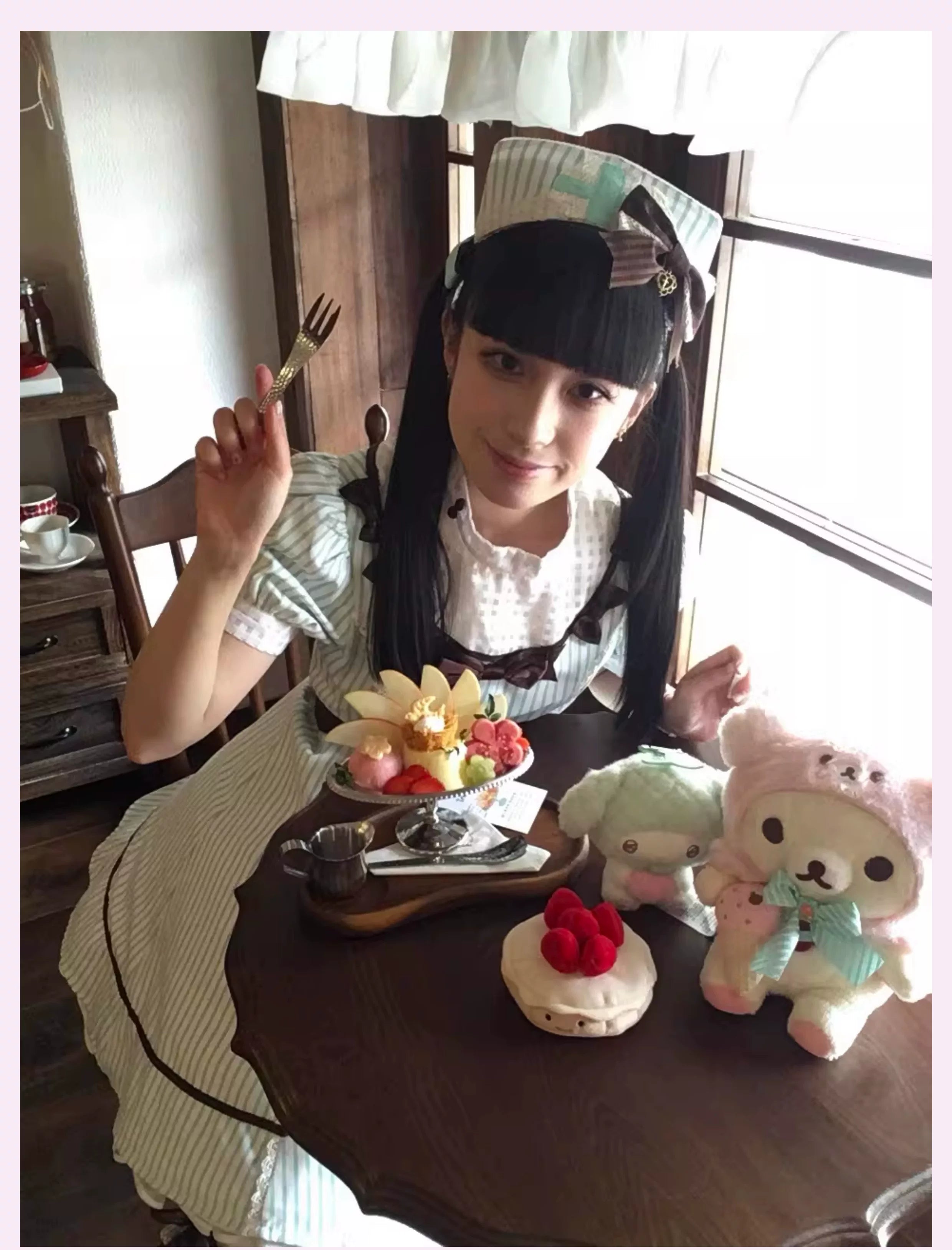 Mint Prescription - Old School Lolita Striped OP Dress, Electrocardiogram Trace and Accessories - image 26