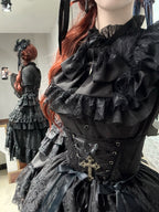 Eternal Taboo - Gothic Lolita Dress with Princess Sleeve Shirt - image 7