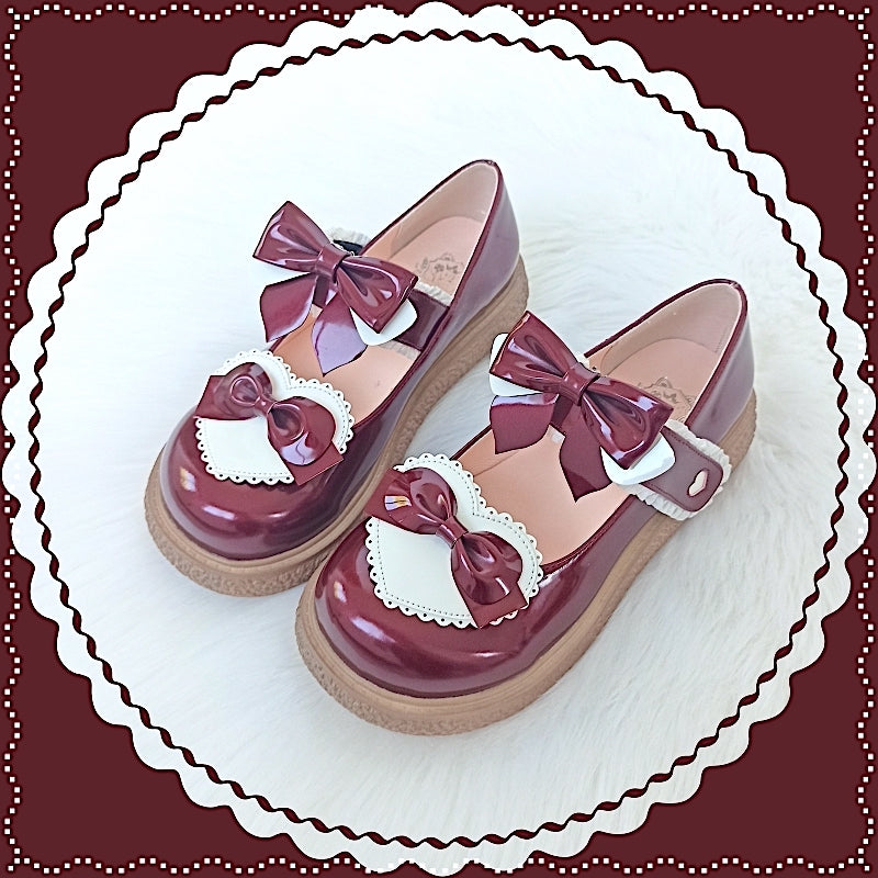 Cute Milkmaid Round Toe Multicolor Lolita Shoes - image 4