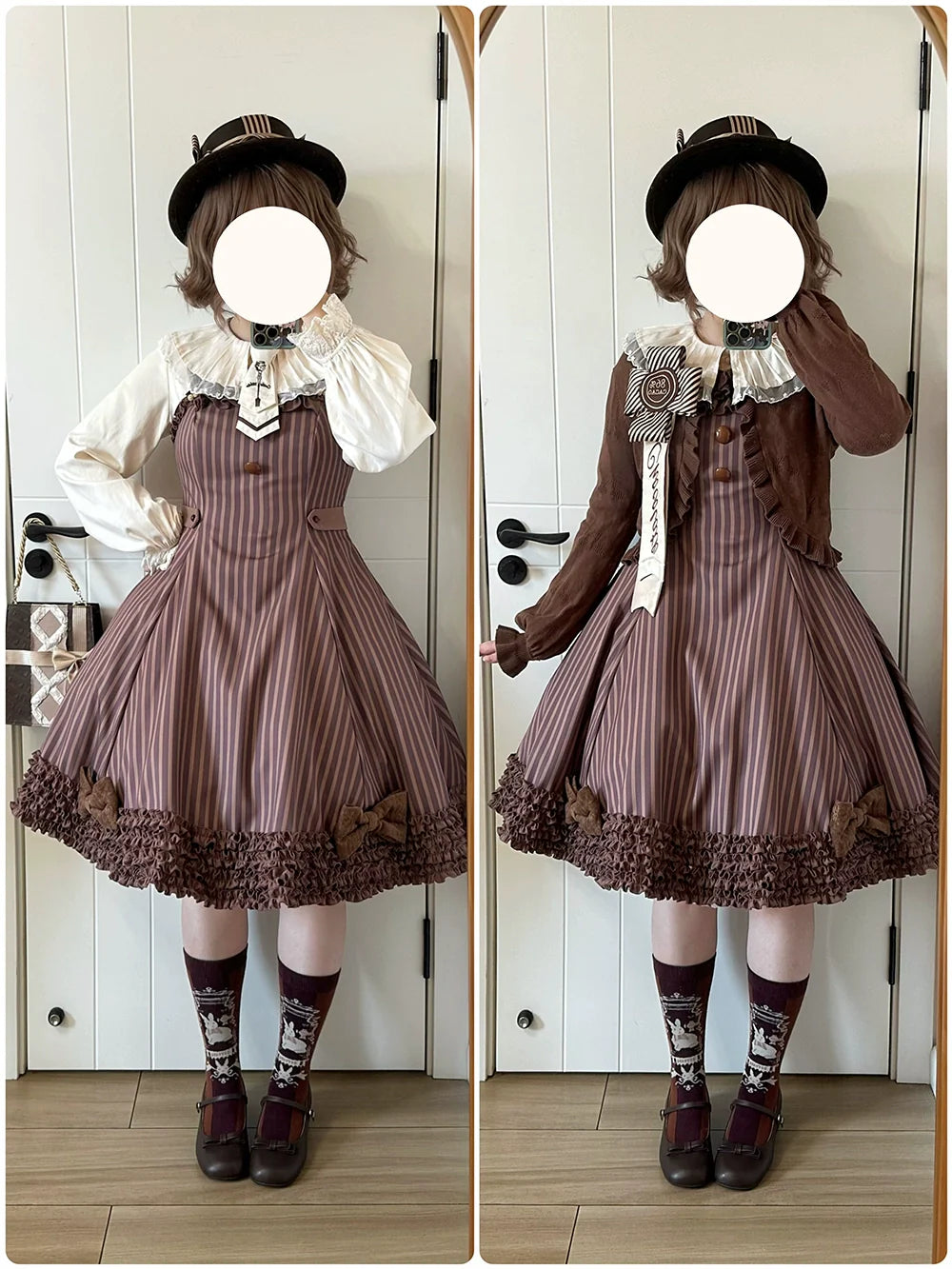 Classic Lolita JSK Customized Stripe Lolita Dress - image 31