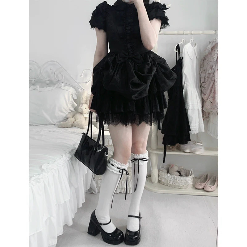 Gentle Town - Sweet Lolita Cotton Calf Socks, Ankle Socks - image 26
