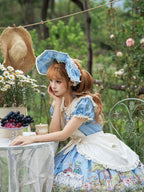 Pastoral Alice Lolita OP Dress and Accessories - image 16