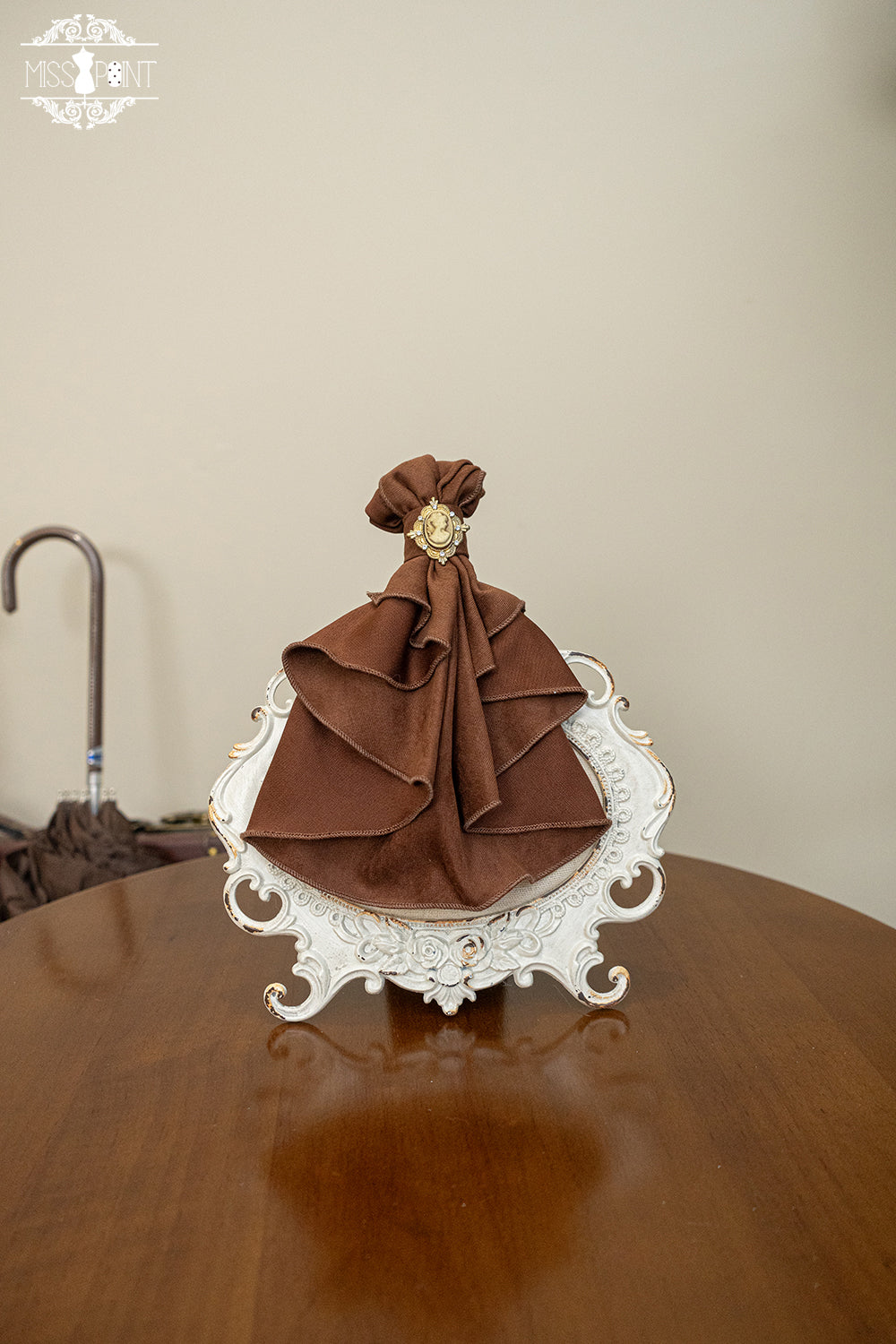 Golden Movement - Lolita Accessory Brooch Bow Tie KC - image 6