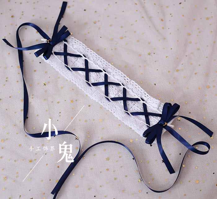 Japanese Style Sweet Lolita Lace Headband Multicolors - image 17