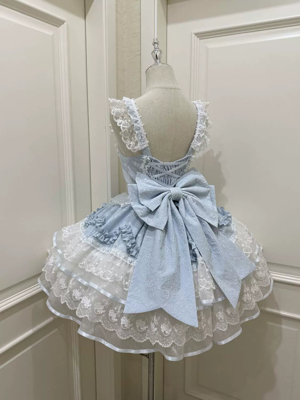 Ballet Dream - Sweet Lolita JSK Dress, Petal-like Layered Skirt - image 4