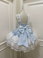 Ballet Dream - Sweet Lolita JSK Dress, Petal-like Layered Skirt - image 4