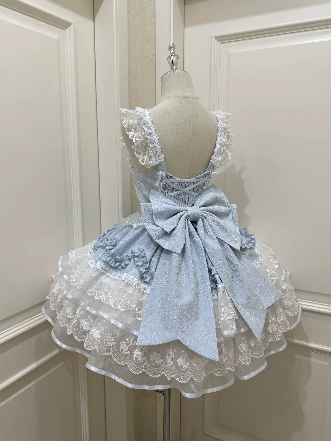 Ballet Dream - Sweet Lolita JSK Dress, Petal-like Layered Skirt - image 4