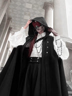 Codename 003 - Ouji Lolita Shirt and Pants Set, Hooded Cape - image 18