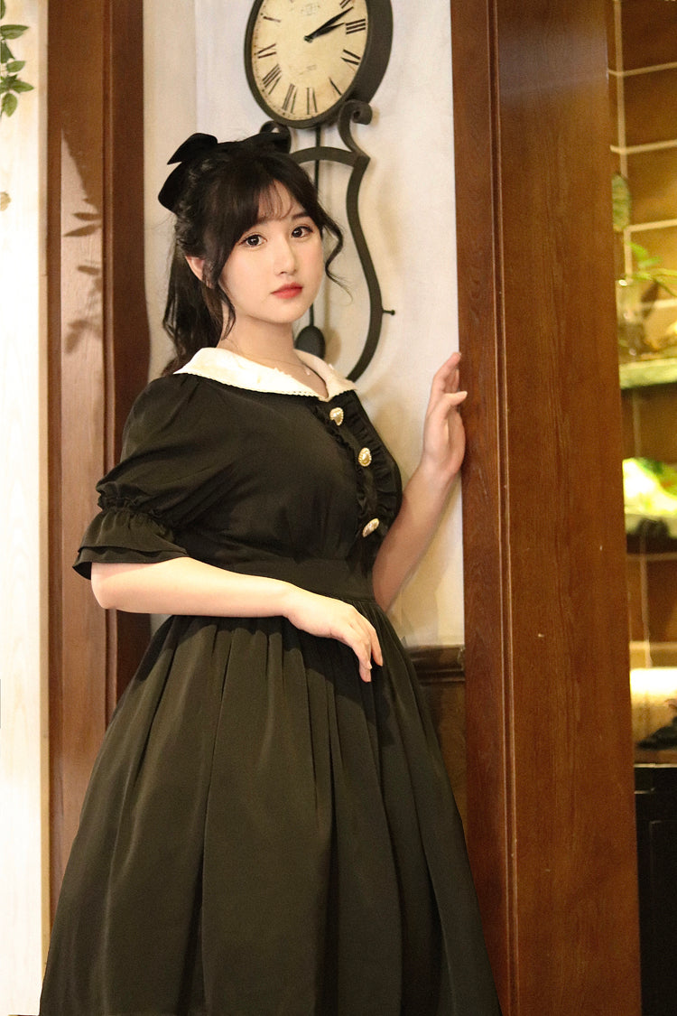 Plus Size Vintage Lolita OP Dress - image 3