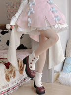 Winter Lolita Boots Fur Mary Jane Lolita Low Heel Shoes - image 19