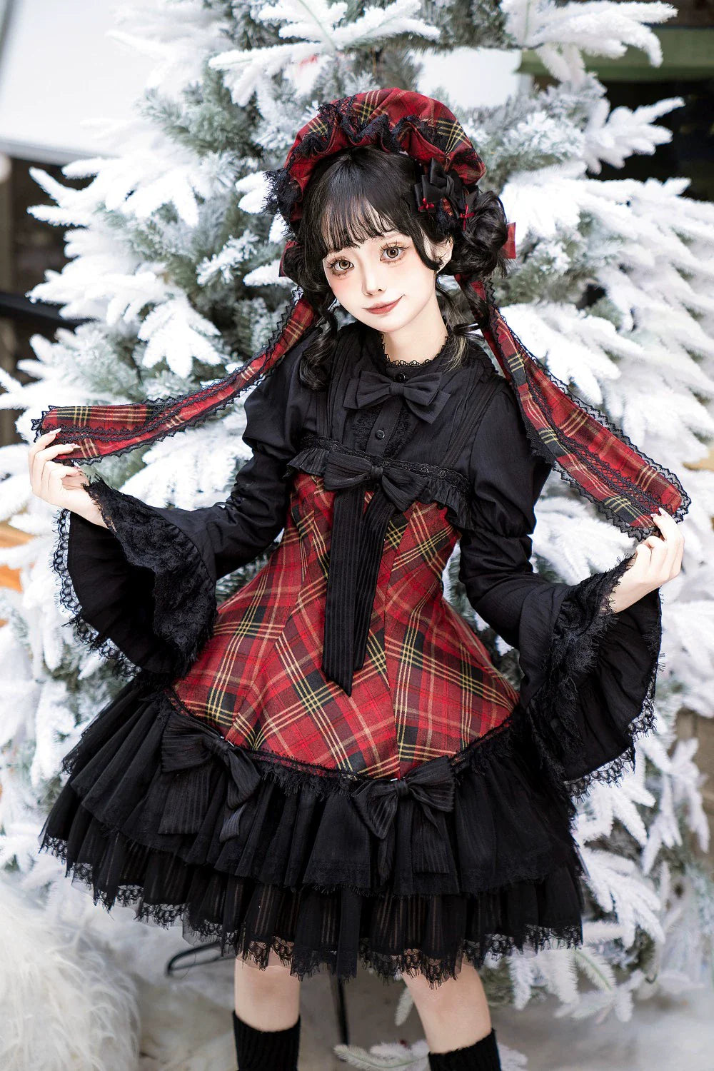 Bunny Fantasy Gothic Lolita JSK Dress and Princess Sleeve Shirt - image 10