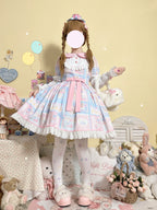 Sweet Bunny Bear - Sweet Lolita Dress Long Sleeve Winter Lolita OP - image 1