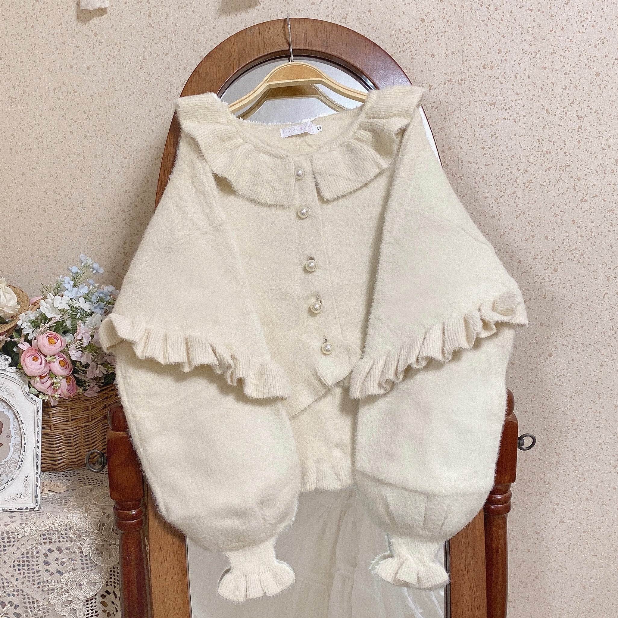 Small Ointment - Sweet Lolita Puff-Sleeve Sweater Coat - image 25