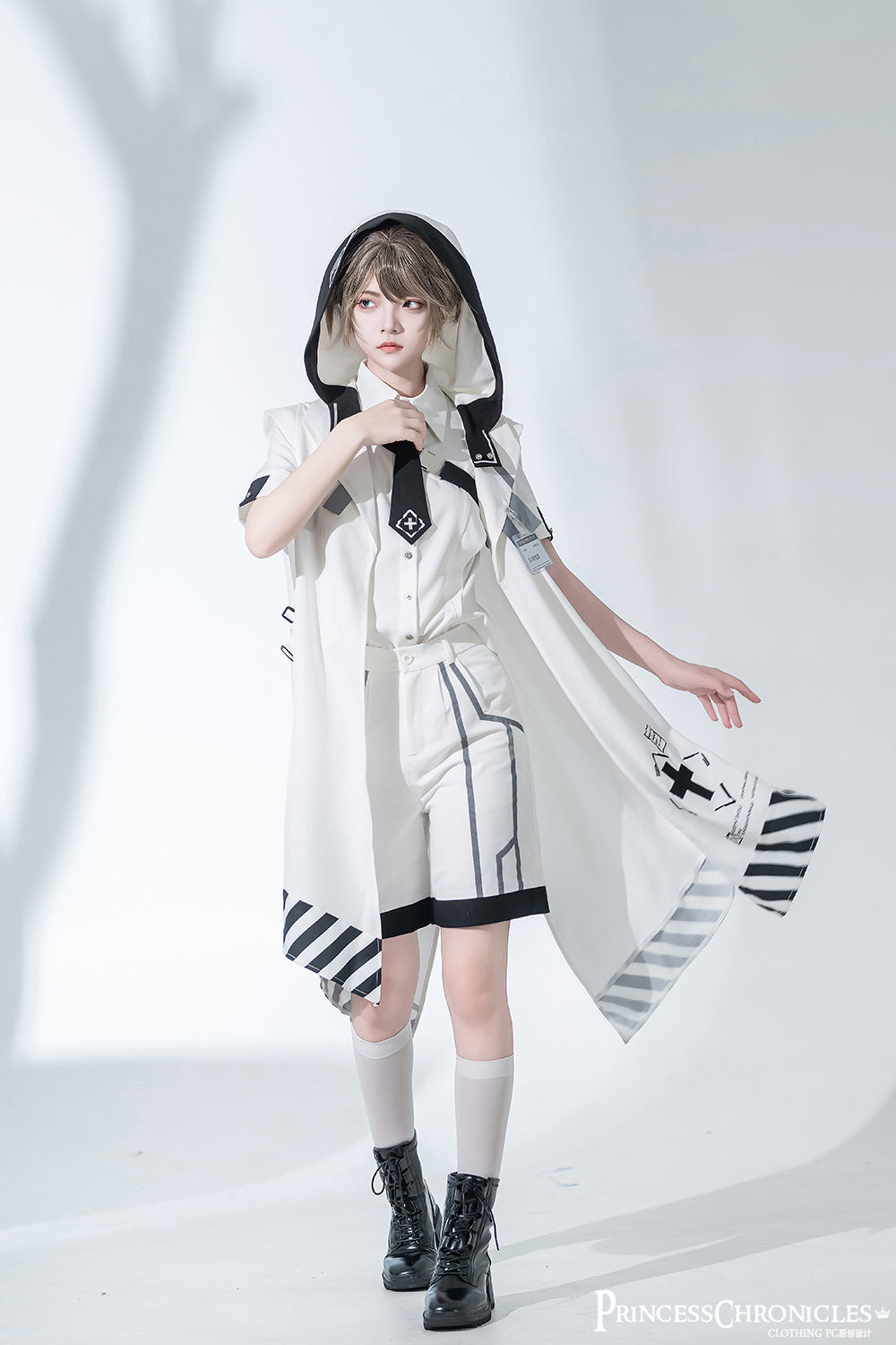 Dry Sea and Ashlar - Futuristic Ouji Shirt, Cloak and Shorts Collection - image 17