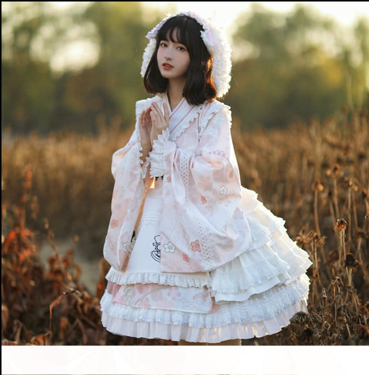 Xiaochunrihe - Wa Lolita OP Dress and Accessories - image 6