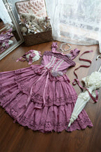 Forest Waltz - Classic Lolita Tiered Skirt Multi-layer Embroidered SK - image 67