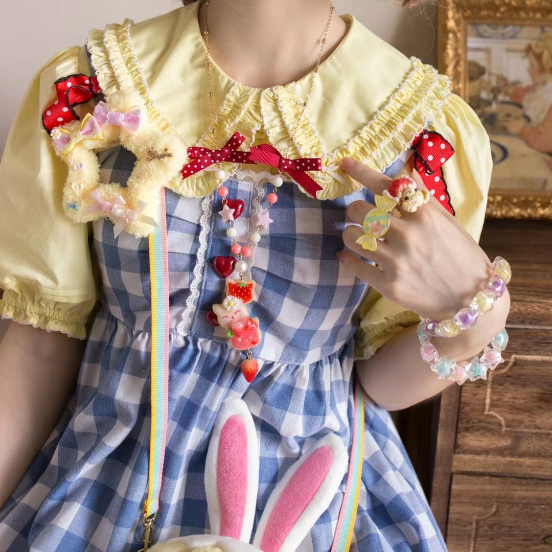 Rainbow Candy - Sweet Lolita Ring Hairclip - image 35