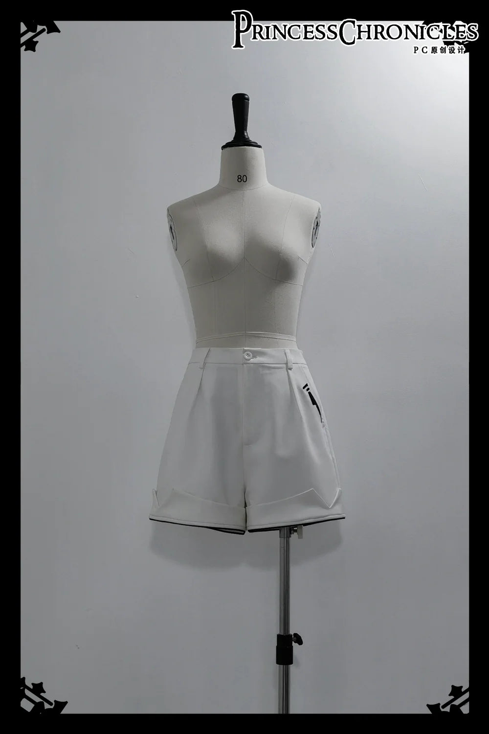White Cat - Futuristic Style Cool Lolita Pants Suit With Cat Ear Coat - image 39