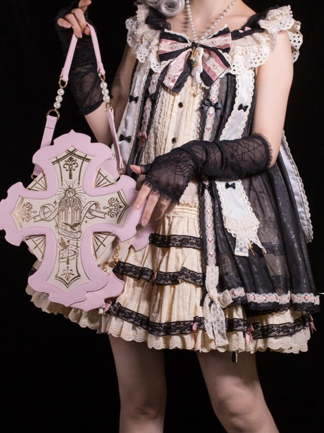Temple Morning Hymn - Vintage Lolita Crossbody Bag - image 6