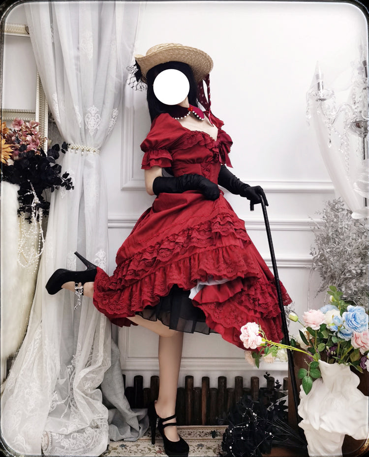 CLA Vintage French Lolita OP Dress - image 48