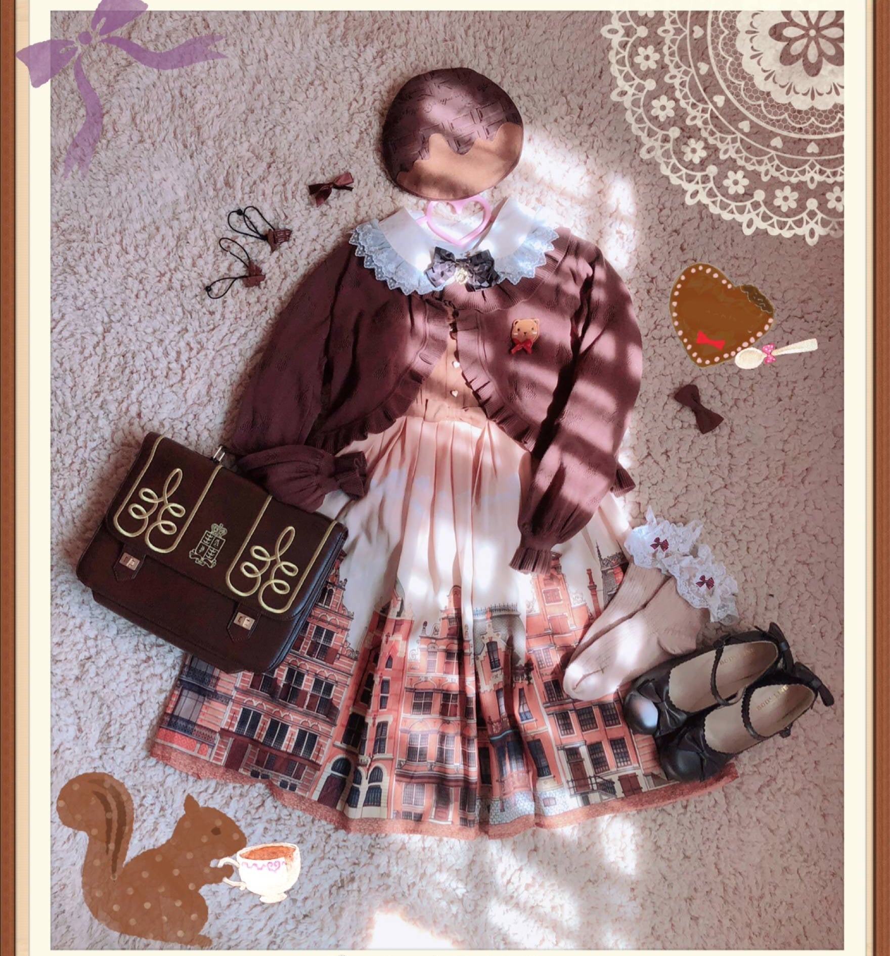 Sweet Lolita Long-Sleeved Cotton Cardigan - image 14