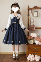 Window Rose - Classic Embroidered Front-Button OP Dress - image 3
