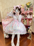 Sweet Bunny Bear - Sweet Lolita Dress Long Sleeve Winter Lolita OP - image 8