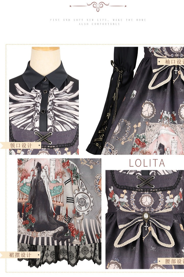 Black Fairytale - Gothic Twins Lolita JSK - image 32