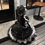 Solo Puppet Sweet Lolita OP Dress with Princess Long Sleeves - image 27
