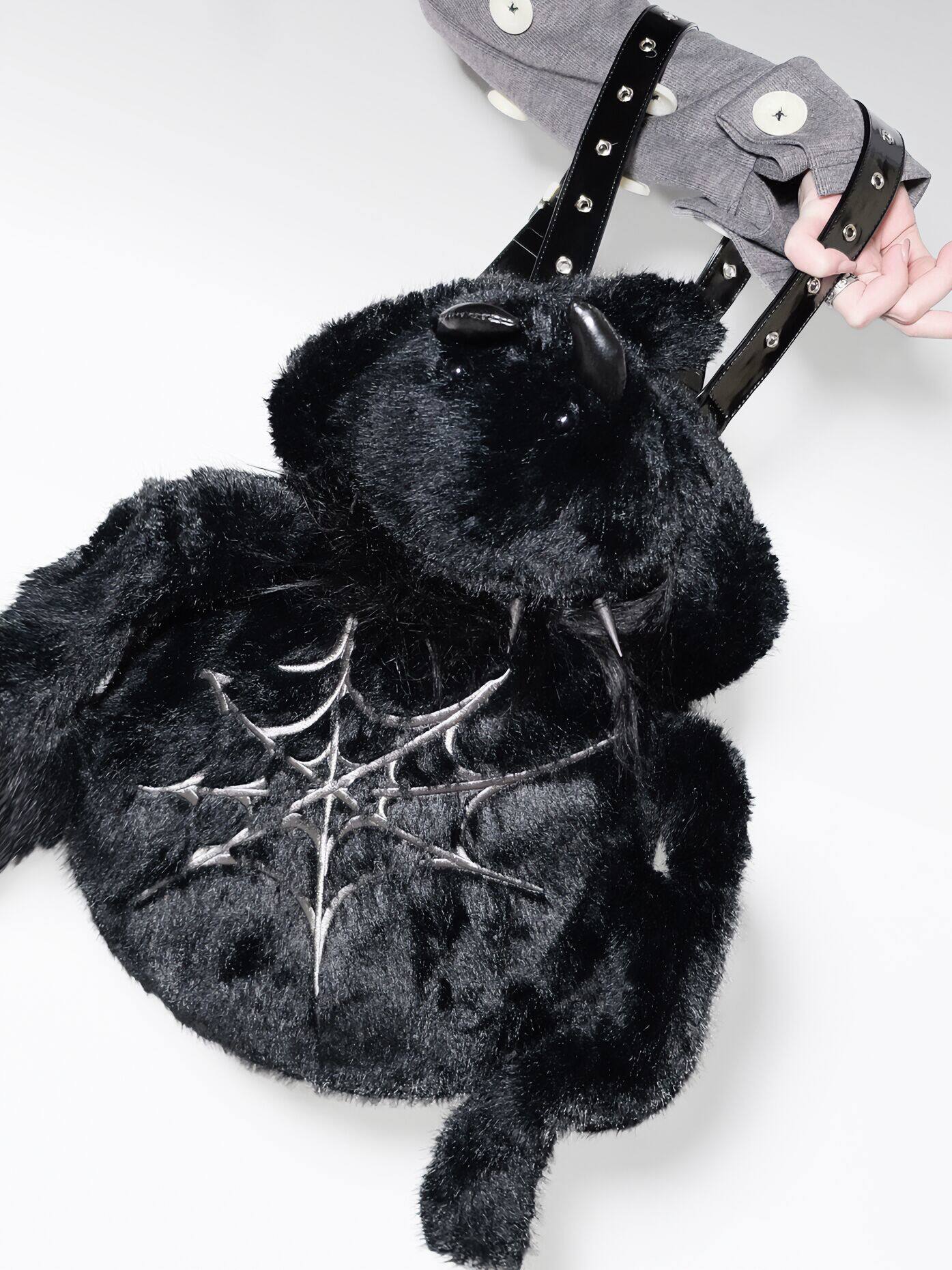 Dark Spider - Gothic Plush Shoulder Bag - image 13