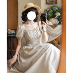 Chantilly Forest - Classic Lolita OP Dress With Square Neck & Underskirt - image 16