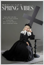 A Quiet Place - Nun Style Gothic Lolita OP Dress - image 10