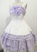 Sweet Lolita JSK Dress, Back Shirring, Side Zipper - image 1