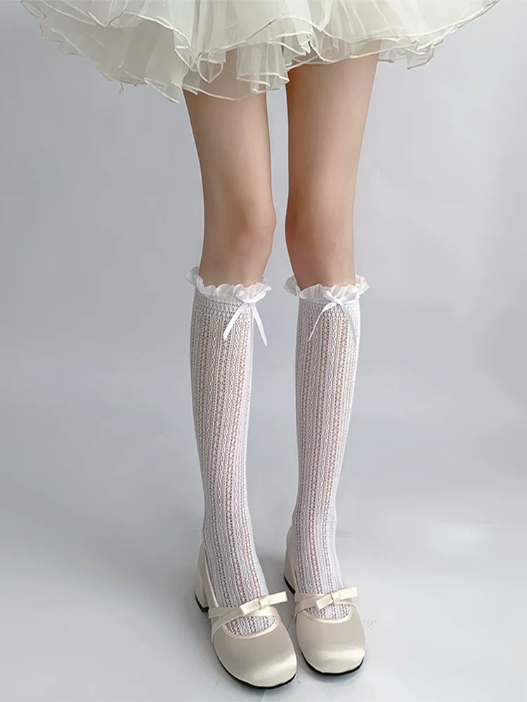 Night Study Room Lightweight Scrunchy Lolita Socks - image 2