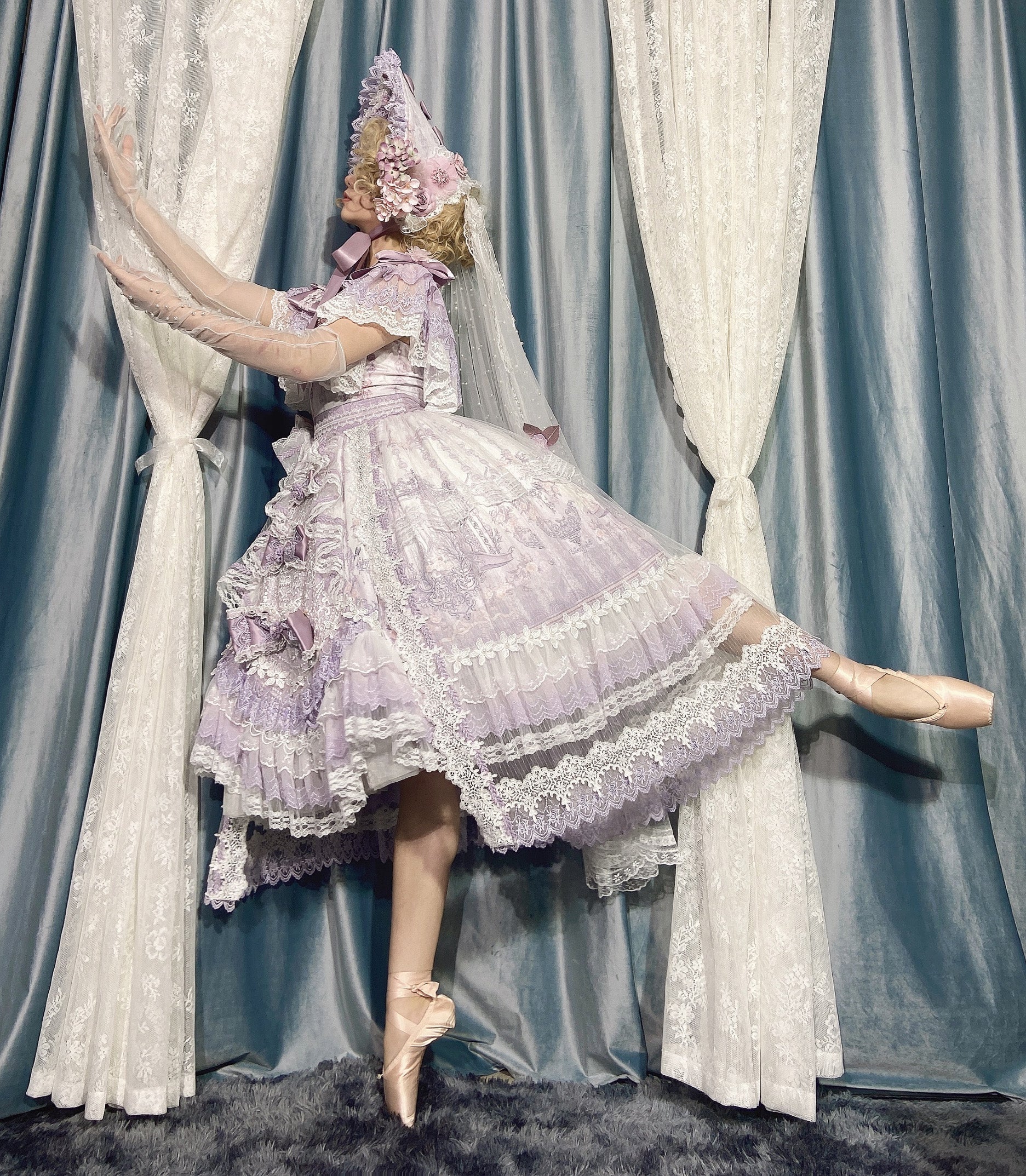 Flower Wedding Lolita JSK Dress - image 9
