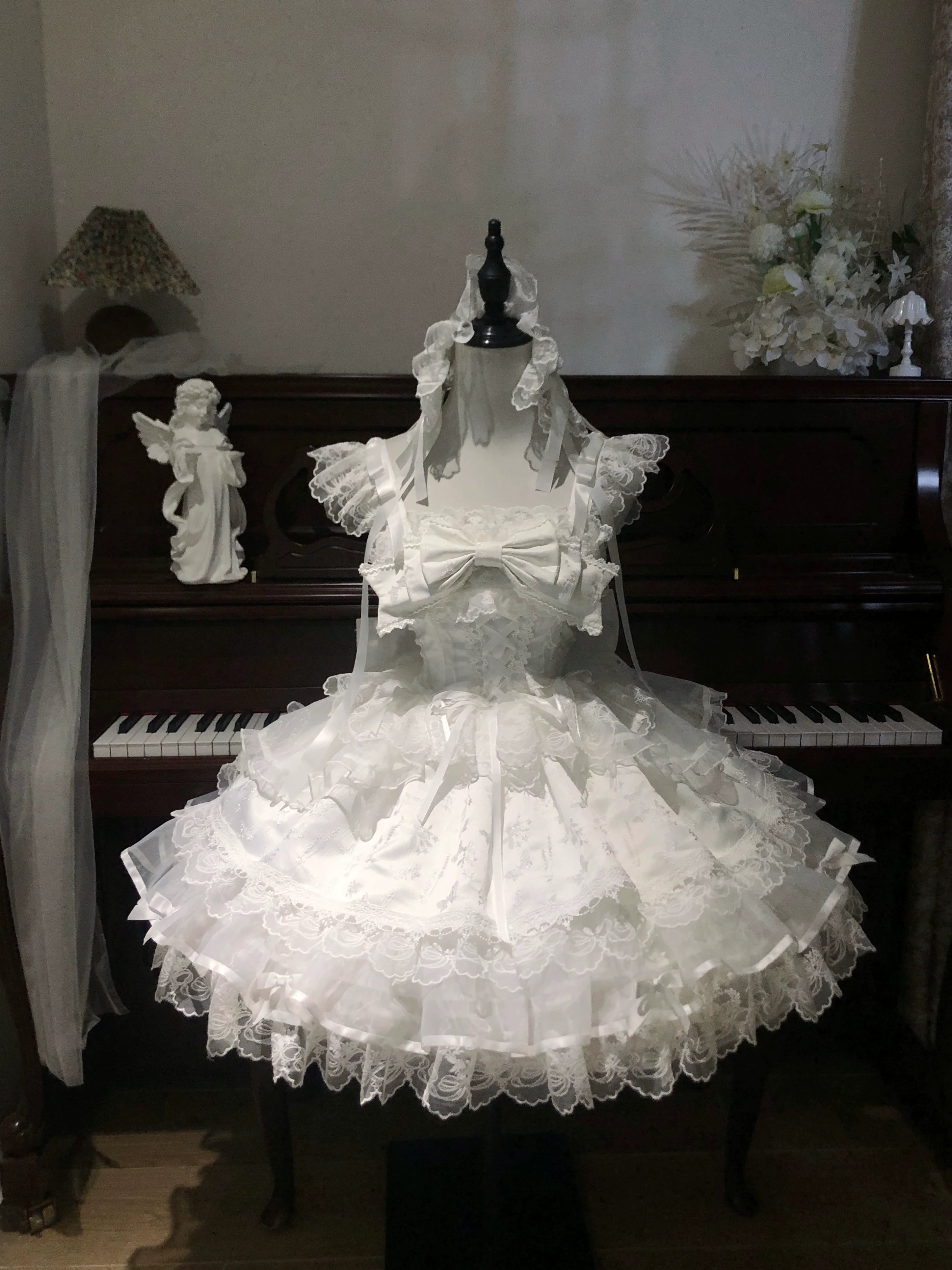 Fleeting Isle - Sweet Lolita Ballet Style JSK Dress - image 5