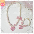 Kawaii Lolita Gradient Necklace and Bracelet Set - image 18