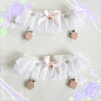 Sweet Lolita Lace Garter Stocking Clips, Multicolors - image 1