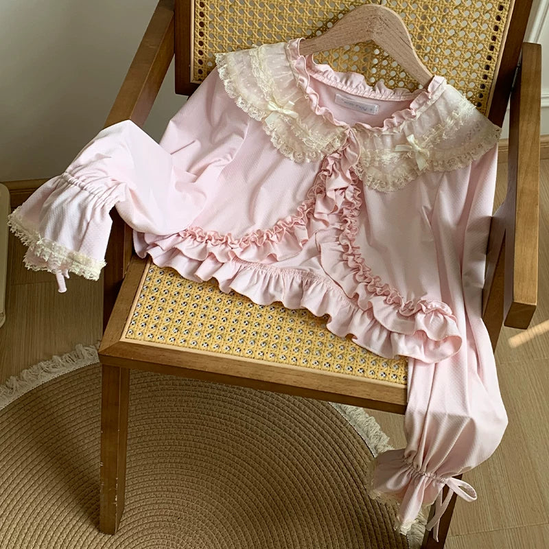 Sea Salt Soda - Classic Lolita Adjustable Corset JSK Dress, Tiered Tulle Hem - image 31