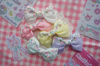 Handmade Sweet Lolita Cream Cake Bow Hair Clip - image 3